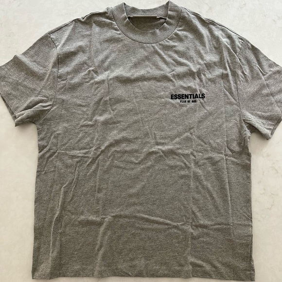 NEW Fear of God Essentials Tee Dark Oatmeal L - Picture 2 of 10